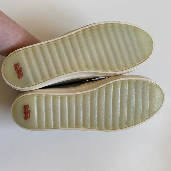 Coach Route 41 Sequin Silver Glitter Pull On Sneaker - Picture 11 of 12